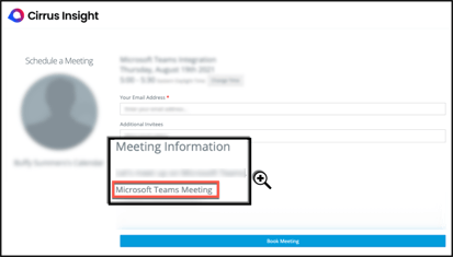 CI21 microsoft teams meeting information