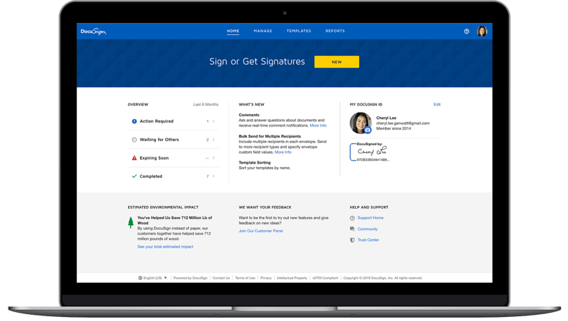 DocuSign Screenshot