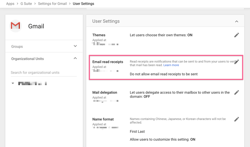 Screenshot of GMail