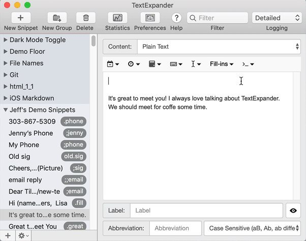Remote work tools - TextExpander