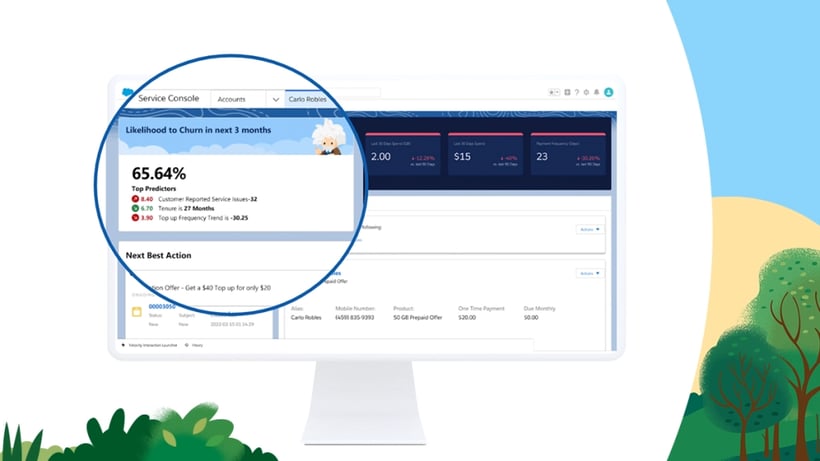 Salesforce tool screenshot on a computer