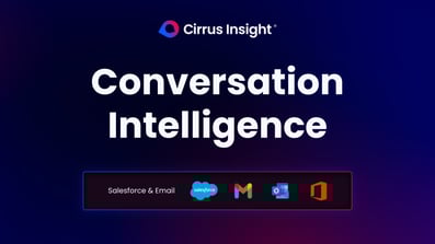 Cirrus Insight Launches Next-Generation Conversation Intelligence