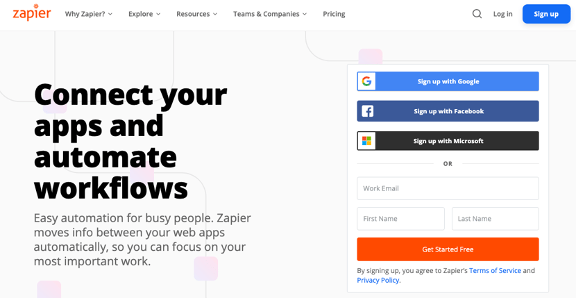 Zapier Screenshot