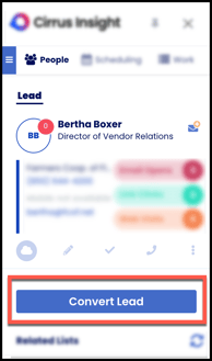 convert lead button sidebar CI21