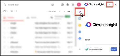 gmail sidebar expand pin