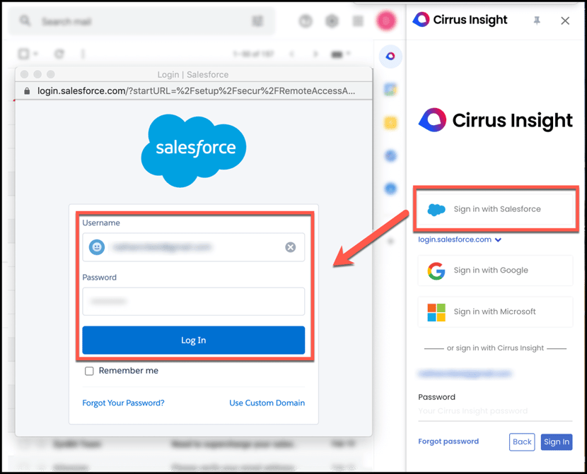 gmail sign in with salesforce log in window-1