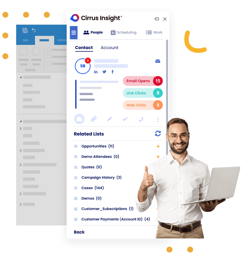 Cirrus Insight for Outlook and Gmail | Sync Data to Salesforce