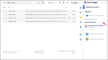 manage connections
