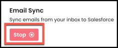 stop email sync