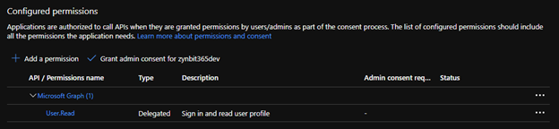 Configure Permissions 