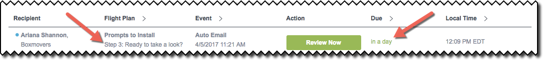 For Admins: How do I manage my Action Items in Flight Plans?