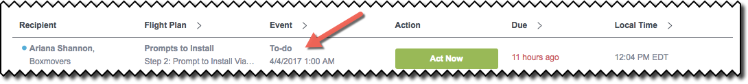 For Admins: How do I manage my Action Items in Flight Plans?