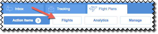 How do I start a Flight for a lead or contact?