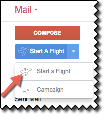 How do I start a Flight for a lead or contact?