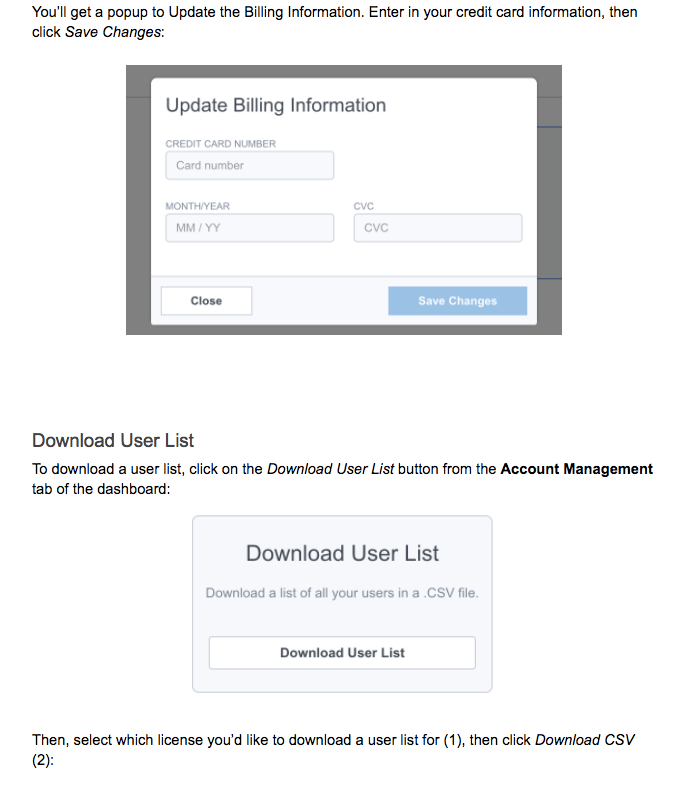Account Dashboard User Management Manual