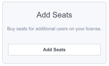 For Admins: How do I add seats to our license?