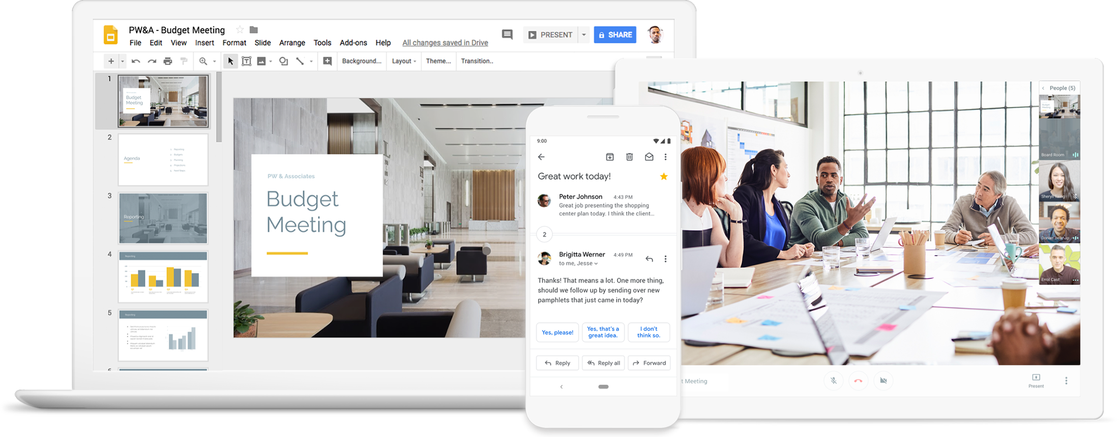 Remote work tools - G Suite