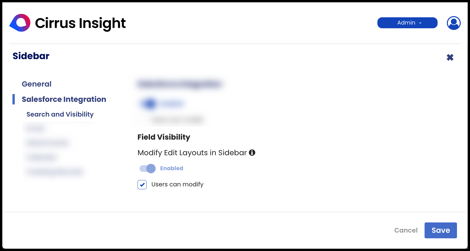 Admins | How do I customize Sidebar field layouts?